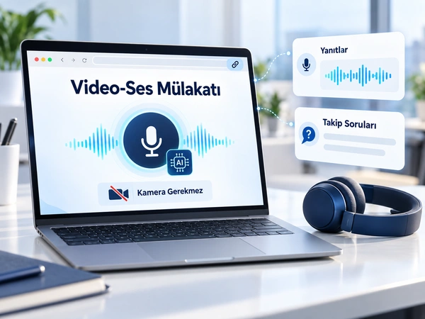 Video-Ses mülakatıyla doğal bir konuşma akışı oluşturun